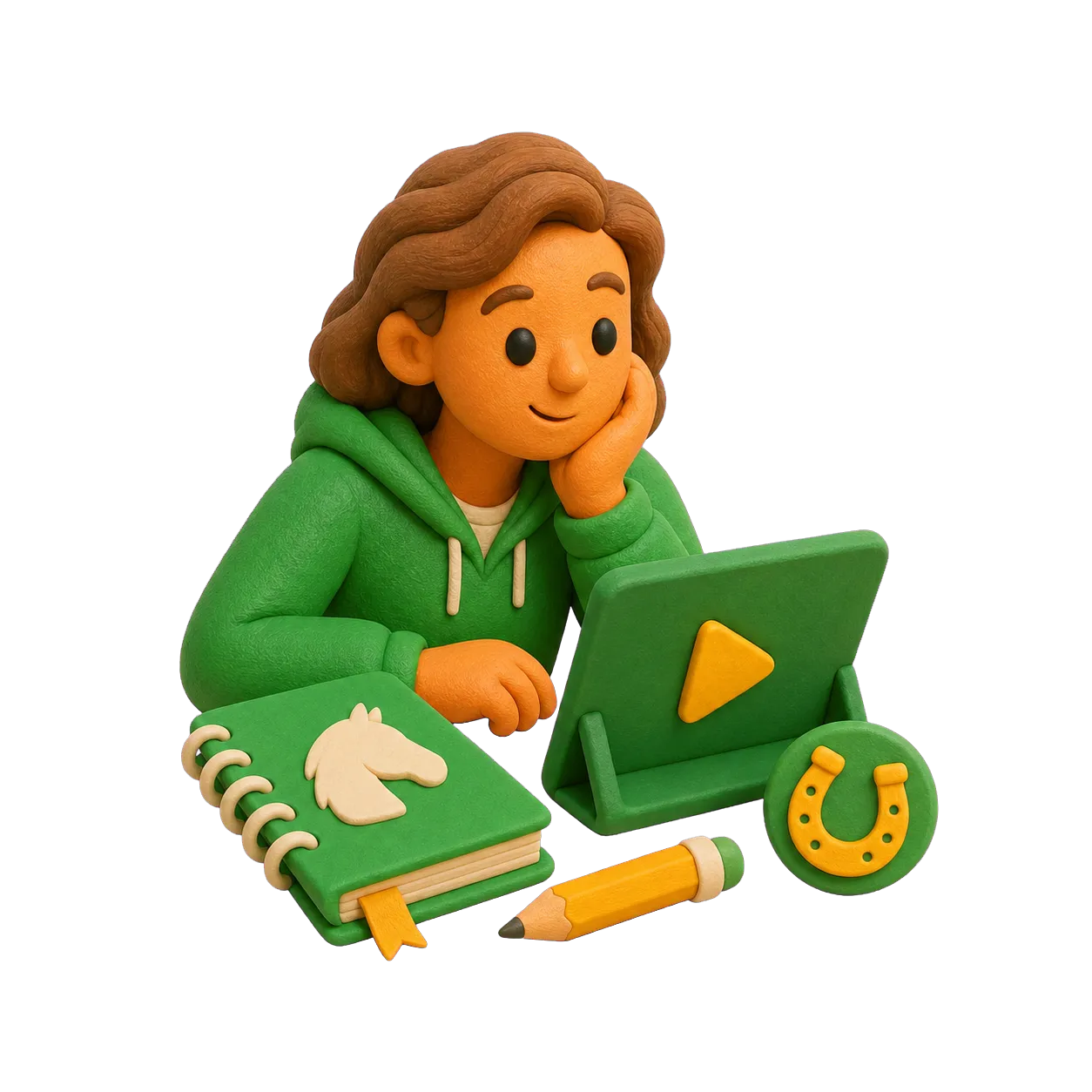 Membre apprenant à utiliser la plateforme avec un tutoriel vidéo